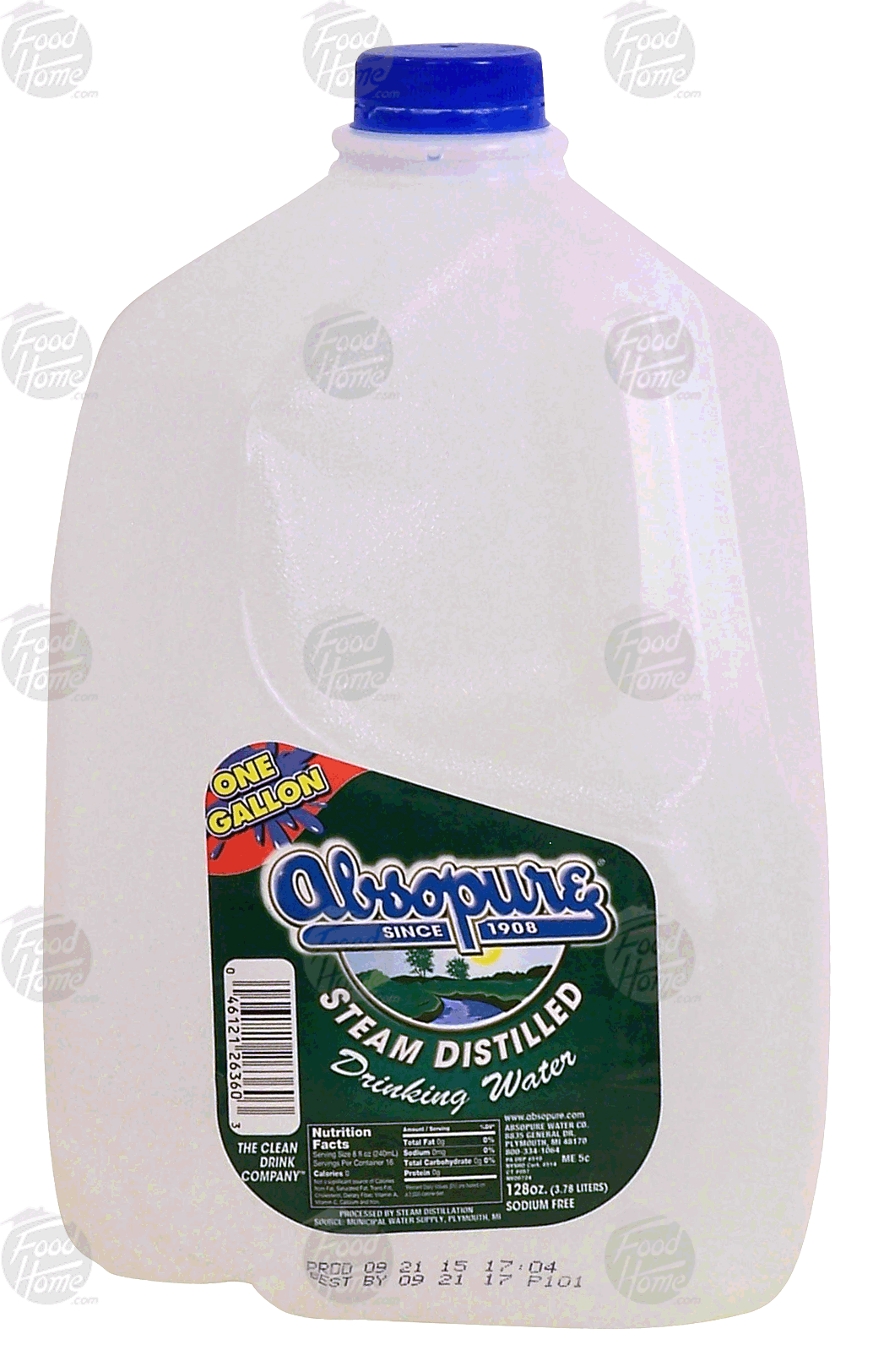 Absopure  steam distilled drinking water Full-Size Picture